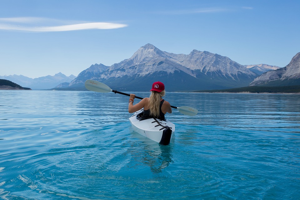 Girl, Kayak, Canoe, Kayaking, Paddle, Paddling, Boat
